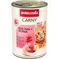 ANIMONDA Dosenfutter CARNY Adult - Rind, Truthahn, Garnelen 400g