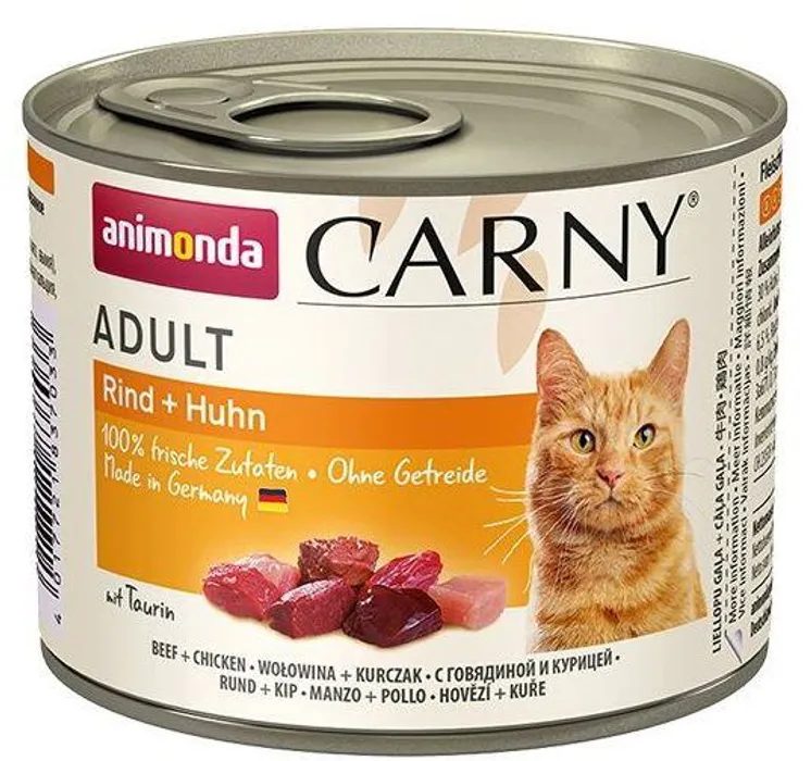 Hauptproduktbild ANIMONDA konzerva CARNY Adult - hovězí, kuřecí 200g