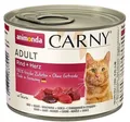 ANIMONDA Dosenfutter CARNY Adult - Rind, Herz 200g