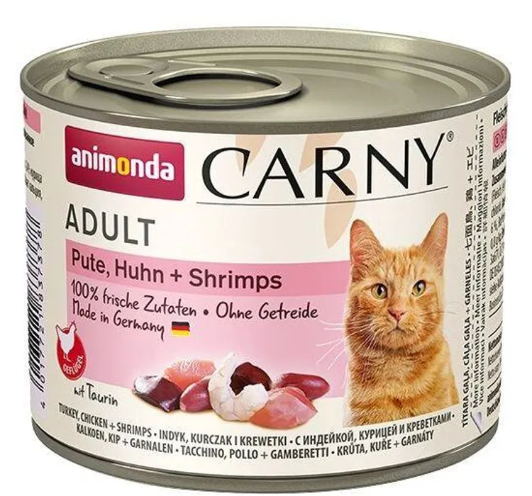Hauptproduktbild ANIMONDA konzerva CARNY Adult - krůta, kuře+ráčci 200g