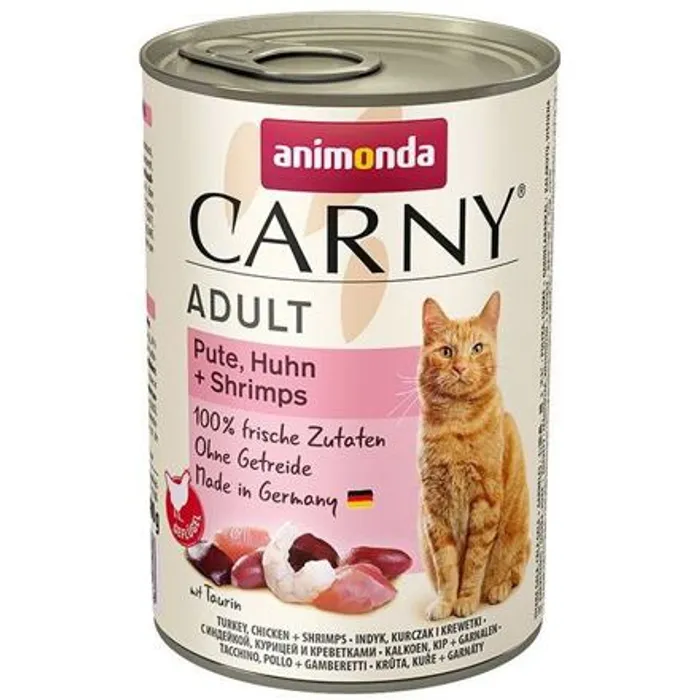 Hauptproduktbild ANIMONDA konzerva CARNY Adult - krůta, kuře+ráčci 400g