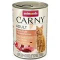 ANIMONDA Dosenfutter CARNY Adult - Huhn, Truthahn + Entenherz 400g