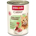Weiteres Produktbild ANIMONDA Dosenfutter CARNY Adult - Huhn, Truthahn + Kaninchen 400g