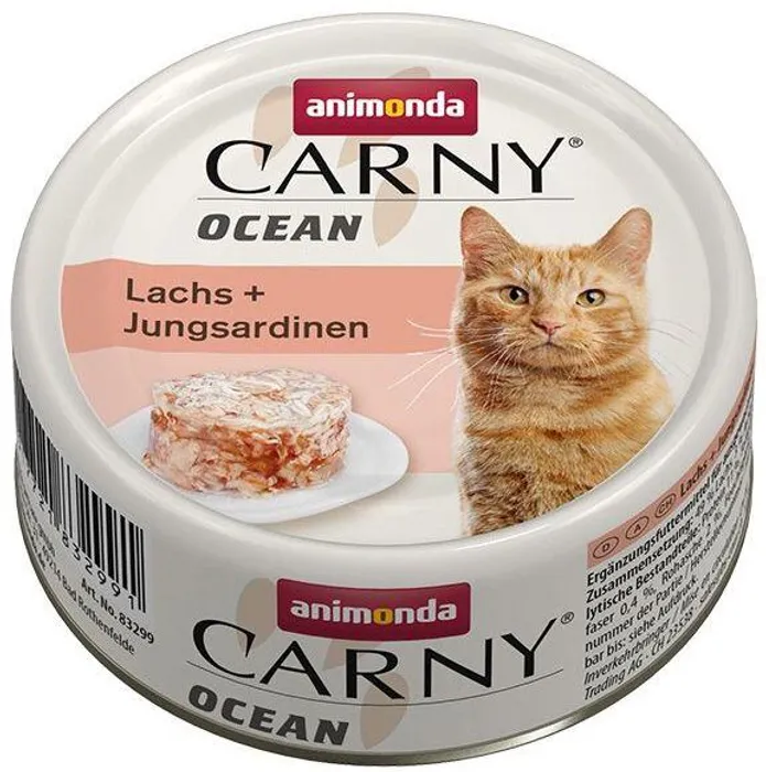 Hauptproduktbild ANIMONDA konzerva CARNY Ocean - losos + sardinky 80g