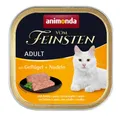 ANIMONDA Pastete ERWACHSENE - Geflügel, Nudeln für Katzen 100g