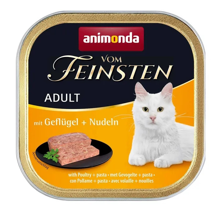Hauptproduktbild ANIMONDA paštika ADULT - drůbež, těstoviny pro kočky 100g