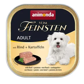 ANIMONDA Pastete ERWACHSENE - Rind, Kartoffeln für Hunde 150g