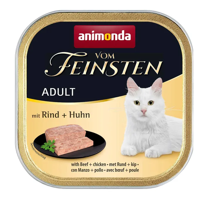 Hauptproduktbild ANIMONDA paštika ADULT - hovězí, kuřecí pro kočky 100g