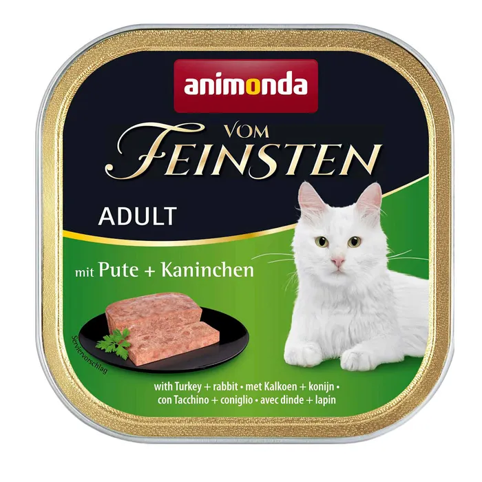 Hauptproduktbild ANIMONDA paštika ADULT - krůta, králík pro kočky 100g
