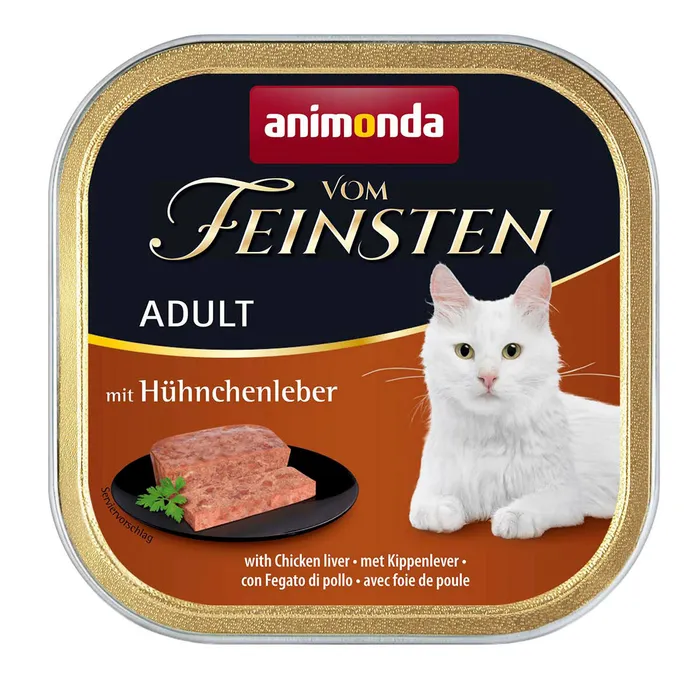 Hauptproduktbild ANIMONDA paštika ADULT - kuřecí játra pro kočky 100g