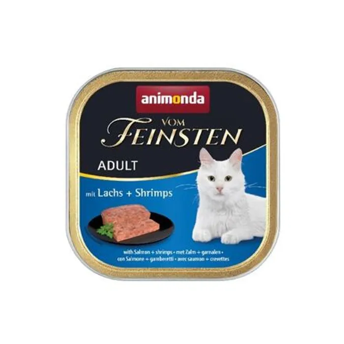 Hauptproduktbild ANIMONDA paštika ADULT - losos,garnát pro kočky 100g