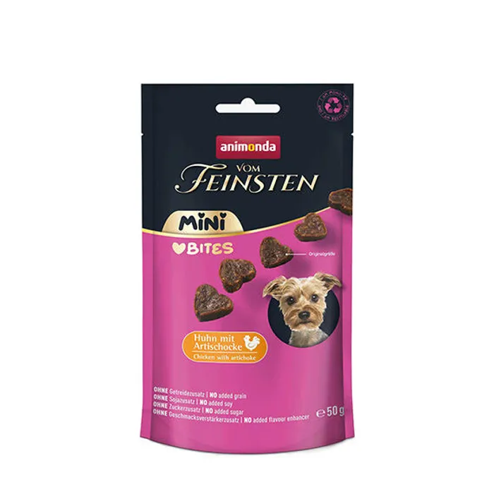 Hauptproduktbild ANIMONDA VF Mini Bites pamlsky - kuře, artyčok 50 g