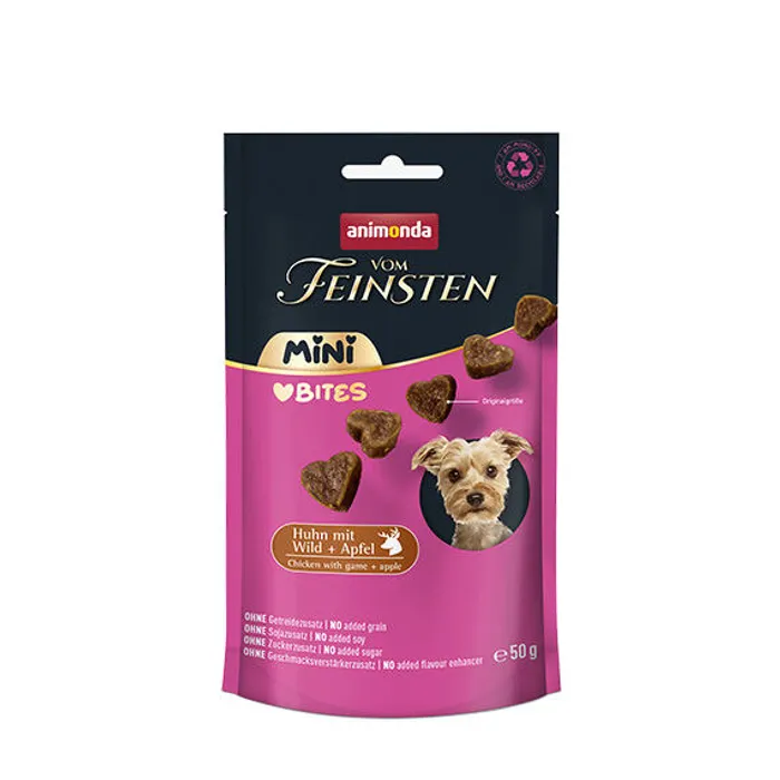Hauptproduktbild ANIMONDA VF Mini Bites pamlsky - kuře, zvěřina, jablko 50 g