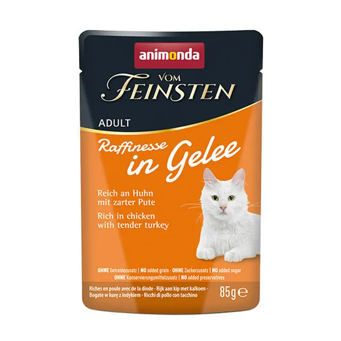 Hauptproduktbild ANIMONDA VF Raffinesse in Jelly - kuře a krůta, 85 g