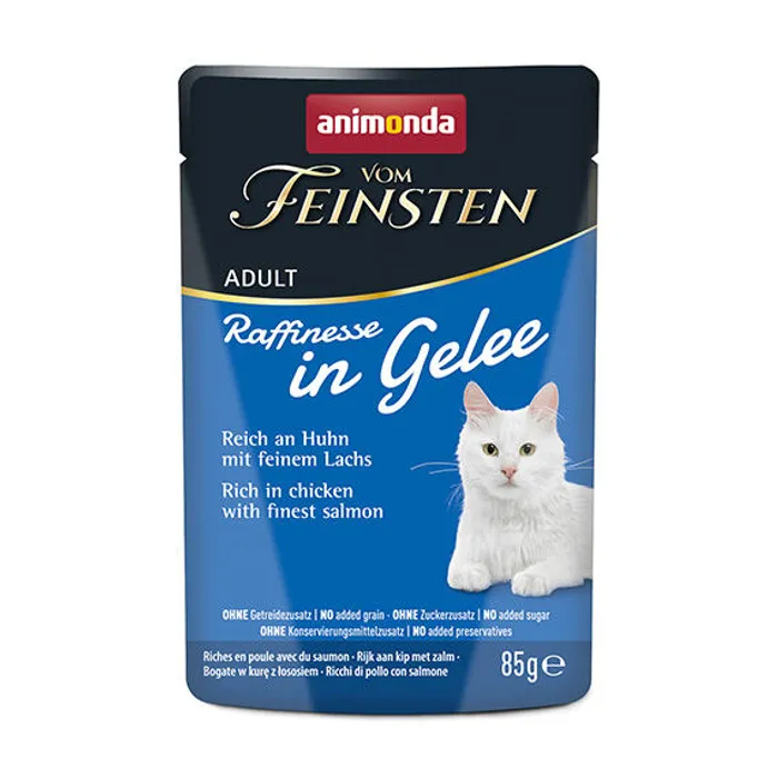 Hauptproduktbild ANIMONDA VF Raffinesse in Jelly - kuře a losos , 85 g