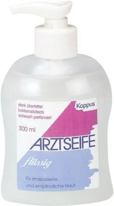 Hauptproduktbild Antibakteriální lékařské tekuté mýdlo Kappus s UREA dávkovač 300 ml