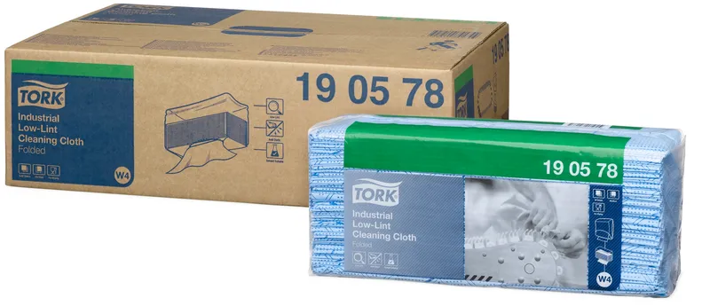 Hauptproduktbild Antistatická utěrka z netkané textílie Tork Low-Lint skládaná [80 ks]
