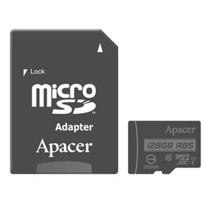 Hauptproduktbild Apacer paměťová karta Secure Digital, 128GB, micro SDXC, AP128GMCSX10U5-R, UHS-I U1 (Clas