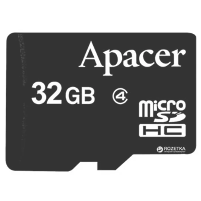 Hauptproduktbild Apacer paměťová karta Secure Digital, 32GB, micro SDHC, AP32GMCSH4-RA, Class 4, bez adapt
