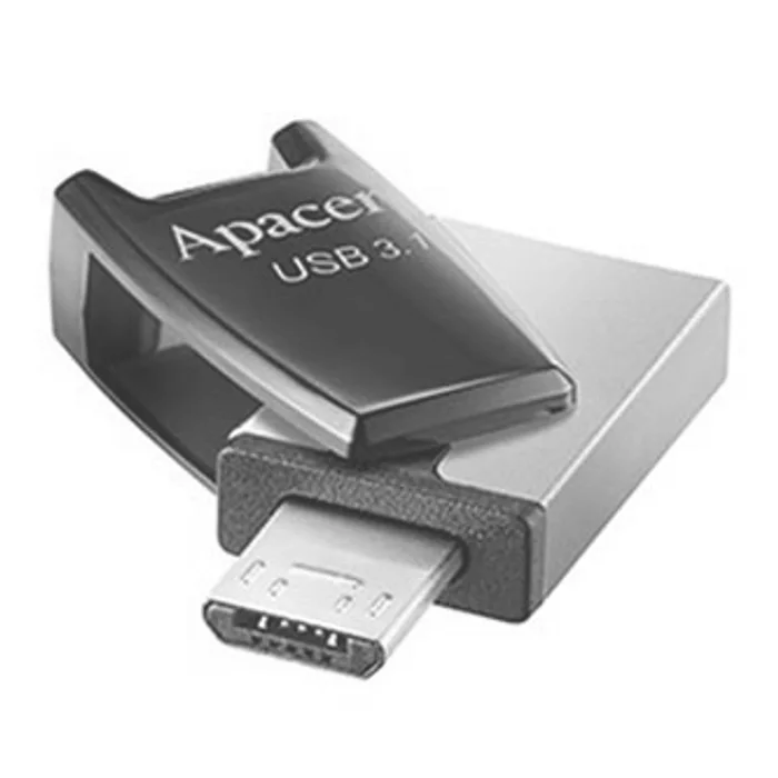 Hauptproduktbild Apacer USB flash disk OTG, USB 3.0 (3.2 Gen 1), 32GB, AH179, modrý, AP32GAH179U-1, USB A