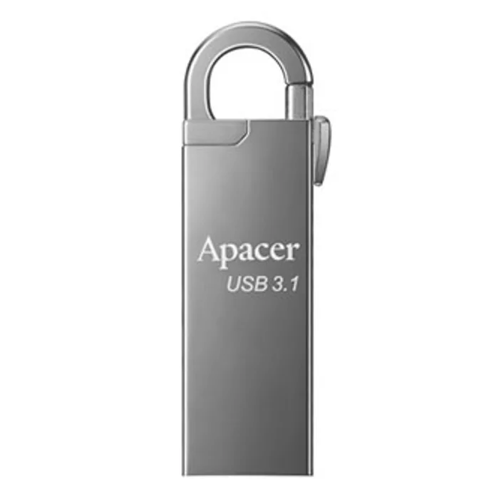 Hauptproduktbild Apacer USB flash disk, USB 3.0 (3.2 Gen 1), 16GB, AH15A, stříbrný, AP16GAH15AA-1, USB A,
