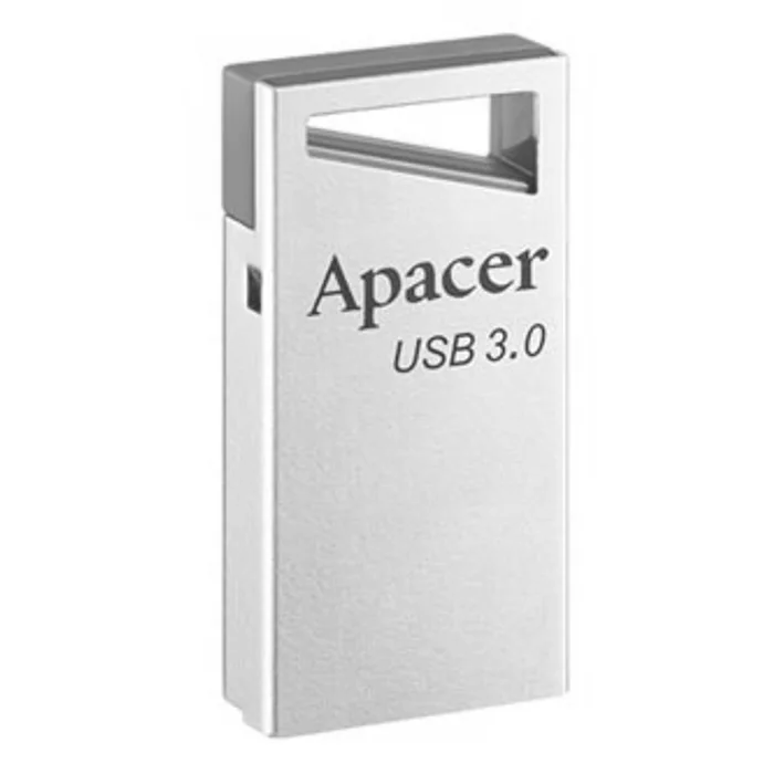 Hauptproduktbild Apacer USB flash disk, USB 3.0 (3.2 Gen 1), 32GB, AH155, stříbrný, AP32GAH155U-1, USB A,