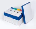 Weiteres Produktbild Archivcontainer, blau-weiß, 320x460x270 mm, VICTORIA