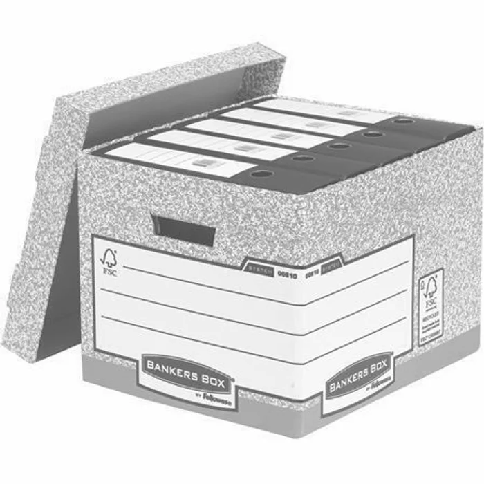 Hauptproduktbild Archivační kontejner, šedá, karton, FELLOWES