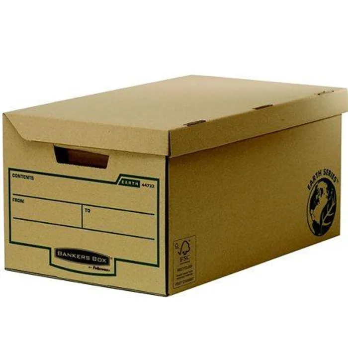 Hauptproduktbild Archivační krabice "BANKERS BOX® SYSTEM", Earth série, karton, zaklápěcí víko, FELLOWES