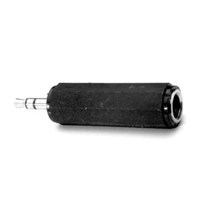 Hauptproduktbild Audio Redukce, Jack (3,5mm) M-Jack (6,3mm) F, 0, stereo, černá