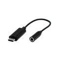 USB C M-0, Stereo, schwarz