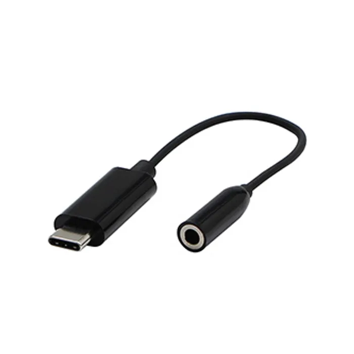 Hauptproduktbild Audio Redukce, USB C (3.1) M-Jack (3,5mm) F, 0, stereo, černá