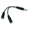 Audio Verteiler, 0.2, Stereo, schwarz, Logo