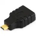 Weiteres Produktbild Video Adapter, micro HDMI M-HDMI F, 0, schwarz, Logo, goldene Konnektore