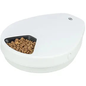 Automatische Futterstation TX4+1 (F10) mit Kühlung, 5 × 0,29 l / 35,5 × 10 × 30,8 cm, weiß/schwarz