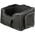 Autositz 56 x 37 x 36 cm, schwarz/grau