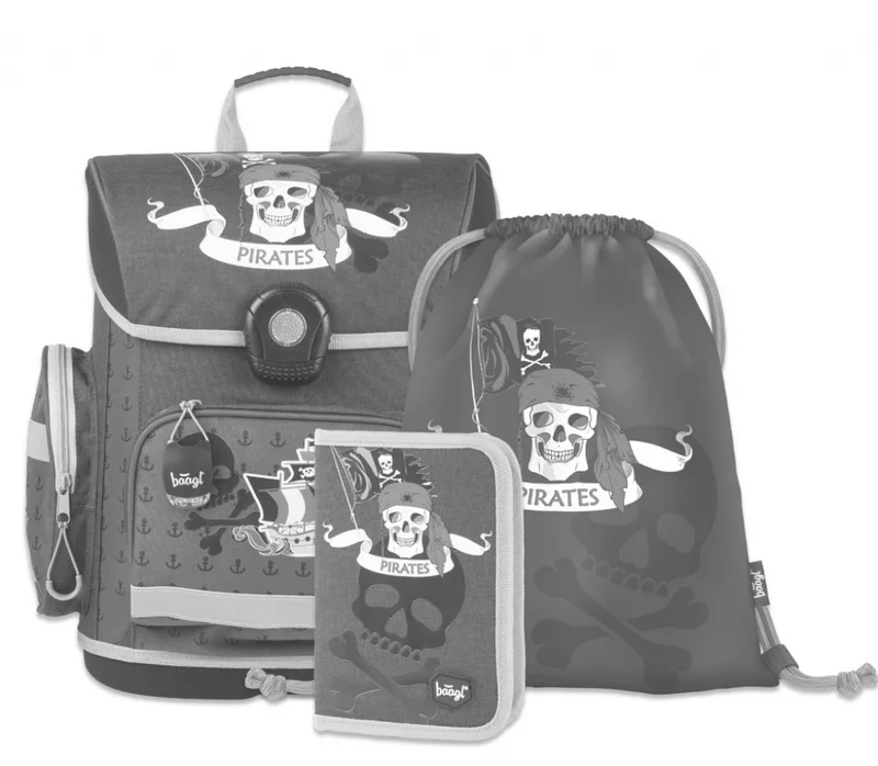 Hauptproduktbild BAAGL SET 3 Piráti: aktovka, penál, sáček