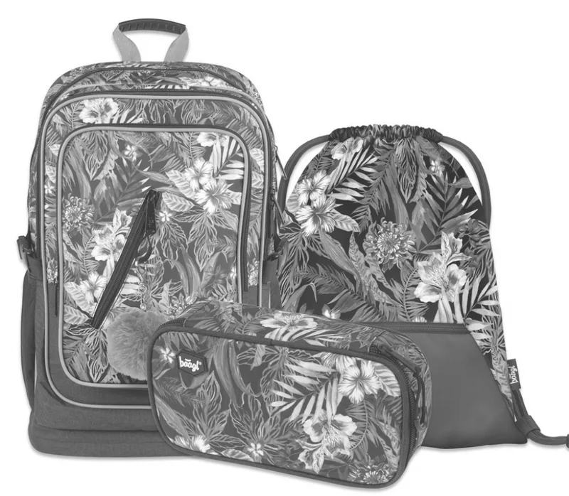 Hauptproduktbild BAAGL SET 3 Tropical: batoh, penál a sáček