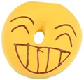 Bagel mit Gesicht, Latexspielzeug mit Sound, ca. 6 cm