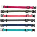 Weiteres Produktbild Packung mit Nylon-Erkennungshalsbändern für Welpen S-M 17–25 cm/10 mm, Himbeere, Grau, Mod, Khaki, Pink, Sie