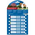 Packung mit Nylon-Erkennungshalsbändern für Welpen S-M 17–25 cm/10 mm, schwarz, schwarz, md, grün oder fi
