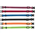 Packung mit Nylon-Erkennungshalsbändern für Welpen S-M 17–25 cm/10 mm, schwarz, schwarz, md, grün oder fi