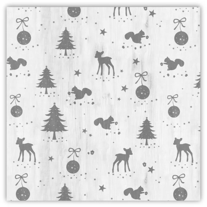 Hauptproduktbild Balící papír vánoční 70x100cm modrý s veverkou [1 list]