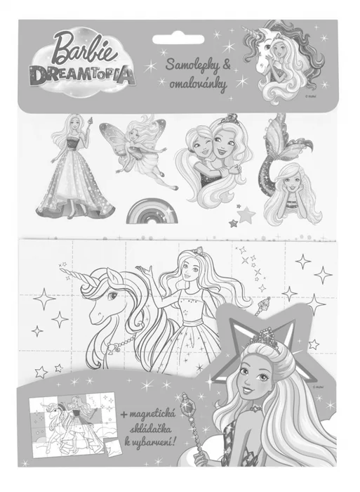 Hauptproduktbild BARBIE DREAMTOPIA – Magnetky, omalovánky, samolepky