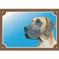Weiteres Produktbild Farbschild Achtung Hund, Deutsche Dogge