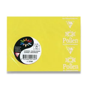 Farbumschlag Clairefontaine gelb, 75 x 100 mm [20 Stück]