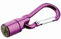 Buntes Blinklicht mit Karabiner, schwarzes, MD- und weißes Licht