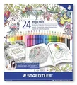 Buntstifte "Ergo Soft", Johanna Basford limitierte Edition, Set, dreikantig, STAEDTLER