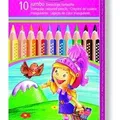 Weiteres Produktbild Buntstifte "Noris Club Jumbo", 10 Farben, Set, dreikantig, für Mädchen, STAEDTLER