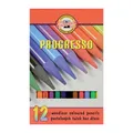Buntstifte „Progresso 8756/12“, 12 Stück, ohne Holz, KOH-I-NOOR